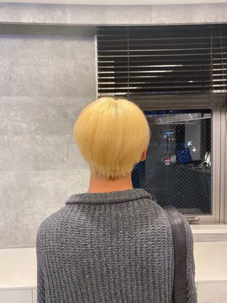 ショート カラー ハイトーン特化🎨 ryukiのヘアスタイル