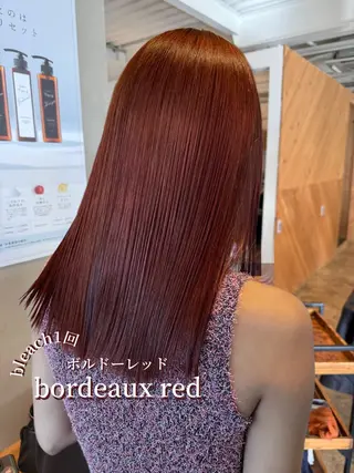 セミロング カラー ⋆*ブリーチカラ ー/愛佳.⋆𝜗𝜚のヘアスタイル