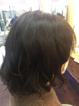 ショート パーマ ヘアアレンジ 桧山 真のヘアスタイル