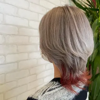 ミディアム MAI /BUCKS/天王寺のヘアスタイル