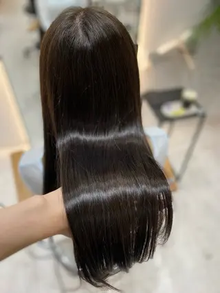 ロング カラー 艶髪・透明感カラー・ 韓国ヘア・Yuriのヘアスタイル