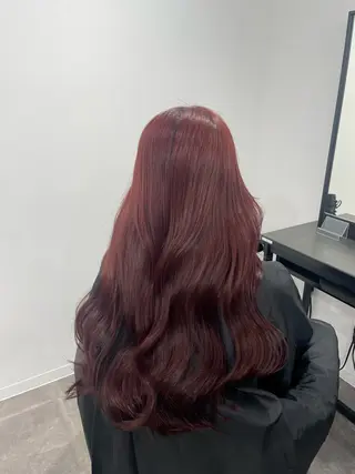 ロング カラー 🎀暖色/ラベンダー /paru🤍のヘアスタイル