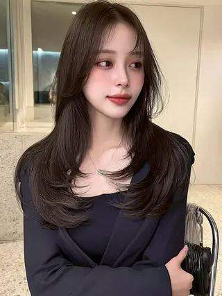 ロング mizuno mahoのヘアスタイル