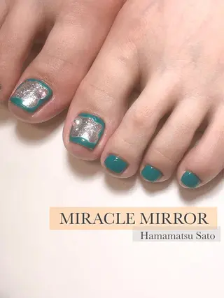 ネイル ミラクルミラー 町野のネイルデザイン