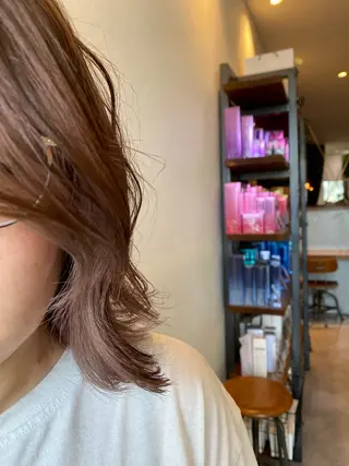 ミディアム 希優🌺ソムリエ /ブリーチ/カットのヘアスタイル