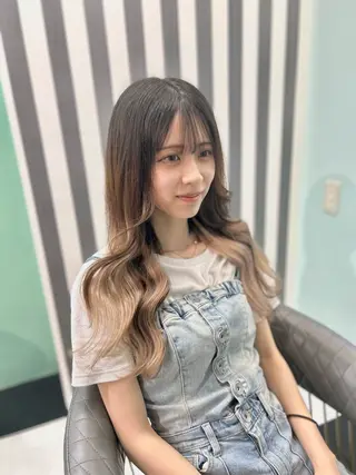 ロング αito新宿 カットモデル募集のヘアスタイル