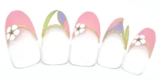 ネイル アップネイル 鶴田のネイルデザイン