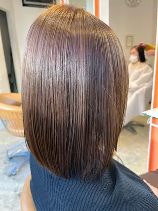 ミディアム カラー うしだ かおるのヘアスタイル