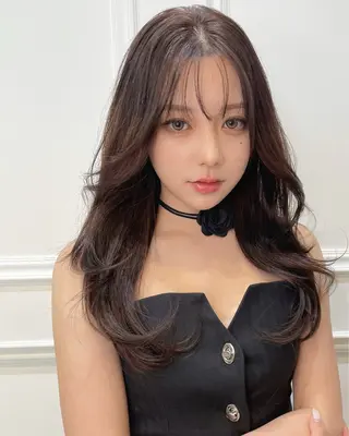 ロング カラー Ash koume᧔♡᧓のヘアスタイル