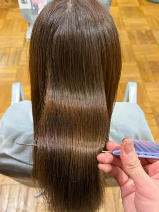 ロング カラー 岡部 昴瑠/オブヘア銀座のヘアスタイル