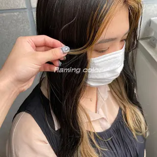 ロング カラー パーマ ヘアアレンジ メンズ キッズ ネイル マツエク・マツパ 横浜Bob美容師🤎 ERINAのヘアスタイル