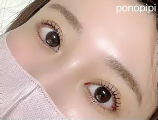 マツエク・マツパ ponopipi 小倉店所属・FUMI ponopipiのマツエク・マツパデザイン