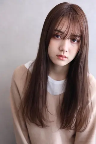 カラー GOBUN NO ROKU【ゴブンノロク】所属・住田悠紗/ カットモデル募集中のヘアスタイル