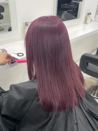 セミロング カラー 💗トレンドモテヘア Natsumi 💗のヘアスタイル