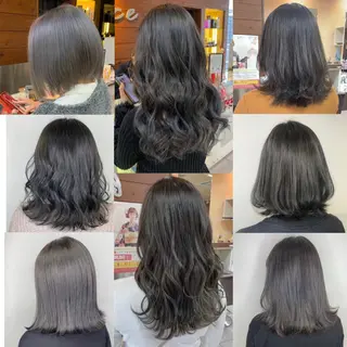 セミロング 🫧艶髪カラー🫧 森本くるみのヘアスタイル