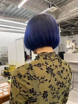 ショート カラー 顔周りカット/透明感 カラー/rioのヘアスタイル