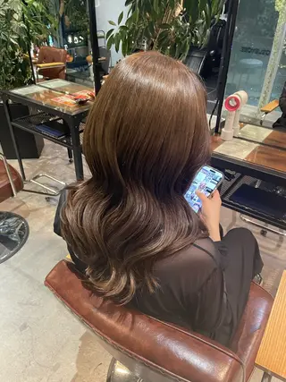 ミディアム カラー メンズ指名No. 1 /パーマ/大須賀のヘアスタイル