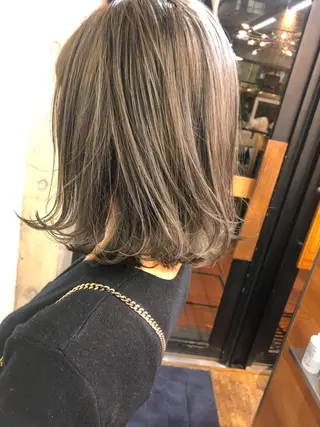 ミディアム カラー センスをお届けします 大谷将生INFPのヘアスタイル