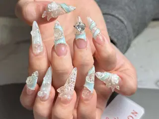 ネイル 💕鈴木ユリ パラジェル/オフ無料のネイルデザイン