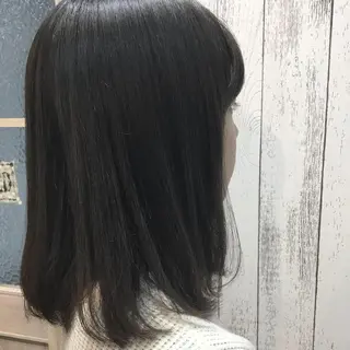 ミディアム カラー パーマ embrace エンブレイスのヘアスタイル