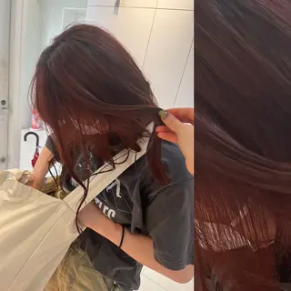 ロング カラー ヘアアレンジ stylist ◎RUKI.のヘアスタイル