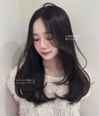 ロング 韓国レイヤー💋/ ワンホン/NANAのヘアスタイル