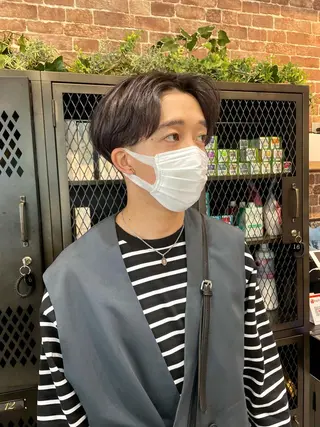 ショート カラー メンズ HIKARU副店長/ ✨️髪質改善のヘアスタイル