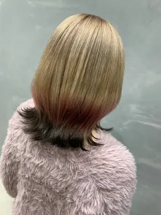 ミディアム newiネウィ _naoのヘアスタイル