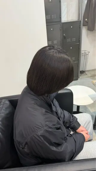 ミディアム メンズ ボブ/可愛いスタイル ⠀ゆらのヘアスタイル