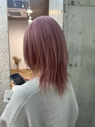 ミディアム カラー Ayaka🩰🎀 ガーリー/暖色♡のヘアスタイル