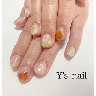ネイル 手書きが得意🖌️ Y’s  nailのネイルデザイン