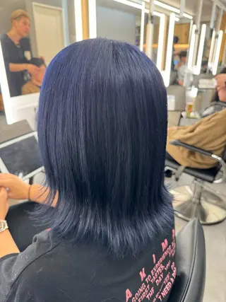 セミロング カラー 【縮毛矯正/カラー】 今野寛己のヘアスタイル