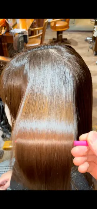 ミディアム stylist YUTOのヘアスタイル