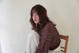 ミディアム カラー 中津/柔らかカラー/ ナガオ　イズミのヘアスタイル