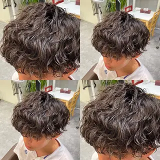 パーマ メンズ メンズ特化LIBER 石川玲央のヘアスタイル