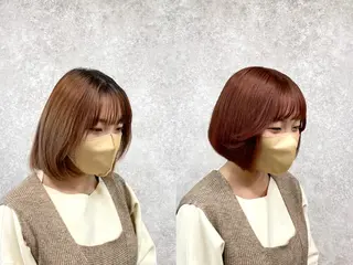 ミディアム カラー ヘアアレンジ 🫧ヒシダアキ /taboo🫧のヘアスタイル