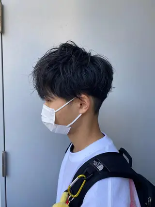 ショート パーマ メンズ 🟦ニュアンス/メン ズパーマ横浜🟦のヘアスタイル