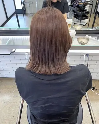 ミディアム カラー GO TODAY SHAiRE SALON表参道Polaris店所属・暖色カラー/ピンク カラー/HARUKAのヘアスタイル