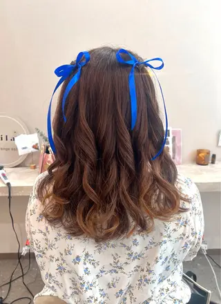 ミディアム エクステ＆ヘアセット Milaのヘアスタイル