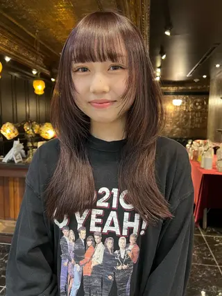 ロング カラー haco＋所属・圧倒的デザイン力 店長🎨RENAのヘアスタイル