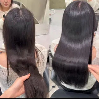 ロング CURE nex the salon 表参道所属・美髪矯正/髪質改善 🫧山﨑　真歩🫧のヘアスタイル