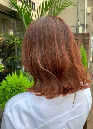 ミディアム カラー SHIAN 八王子👼鬼塚さやかのヘアスタイル