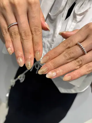 ネイル kanell（カネル）/所属・kanell⭐︎ ニュアンスネイルのネイルデザイン