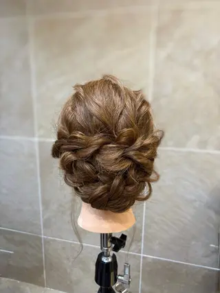 ヘアアレンジ miku🧸 カットモデル/韓国風のヘアスタイル