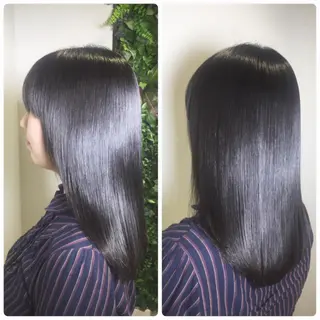 ミディアム セミロング ロング courage所属・kanako カナコのヘアスタイル