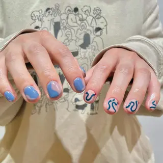 ネイル シモダ カスミ 🦀 @ksm_smdのネイルデザイン