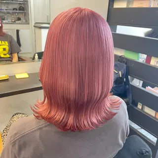 ミディアム tokute 中野真咲🐺のヘアスタイル