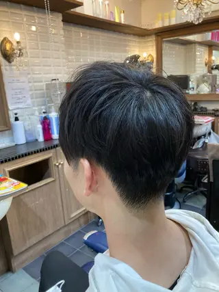 ショート メンズ ルピナス中田店長 山口大地のヘアスタイル