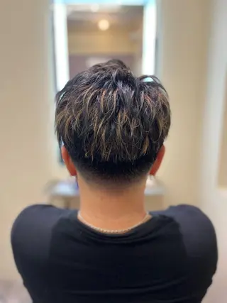 ショート カラー メンズ 🐈‍⬛多系統🕶 tsubura🖤のヘアスタイル