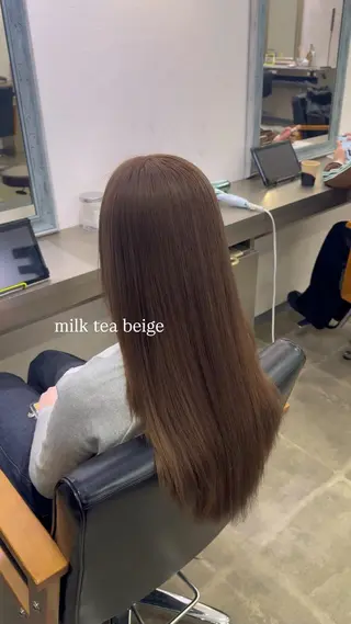 ロング カラー グリードヘアー所属・藤田 翔稀のヘアスタイル